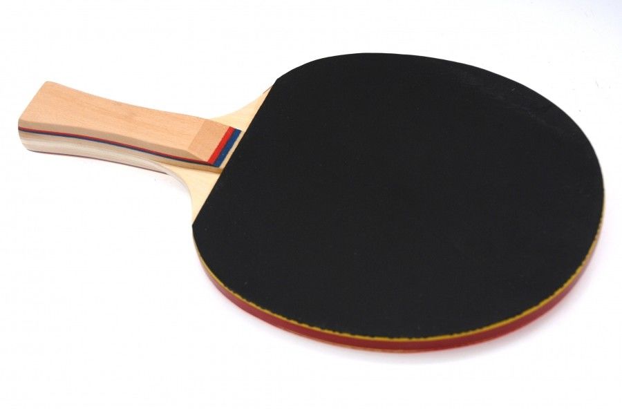 ErholungsTischtennisSchläger wandelten Gummi das 5 rote/Schwarzes