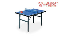 Einfache Installieren Faltende Kinder Tischtennis-Tisch 12mm Tisch-Stärke mit Pfosten / Netz