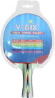 6mm hölzernes Brett-gutes Tischtennis-Paddel, kundenspezifische Ping Pong Schläger mit Gummi