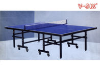 Einzelnes faltendes Ping Pong Tabelle Bewegliches T Form-Bein mit schützenden Stahl-Ecken