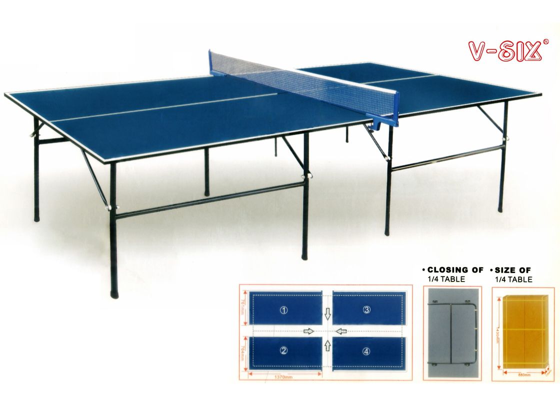 Standard Faltbare Tischtennistisch Innen 4 In 1 12 Mm Dicke Für Familie Erholung