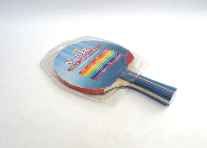 Farbgriff-Tischtennis schlägt Rückorange Schwamm-Blasen-Gummiverpackung
