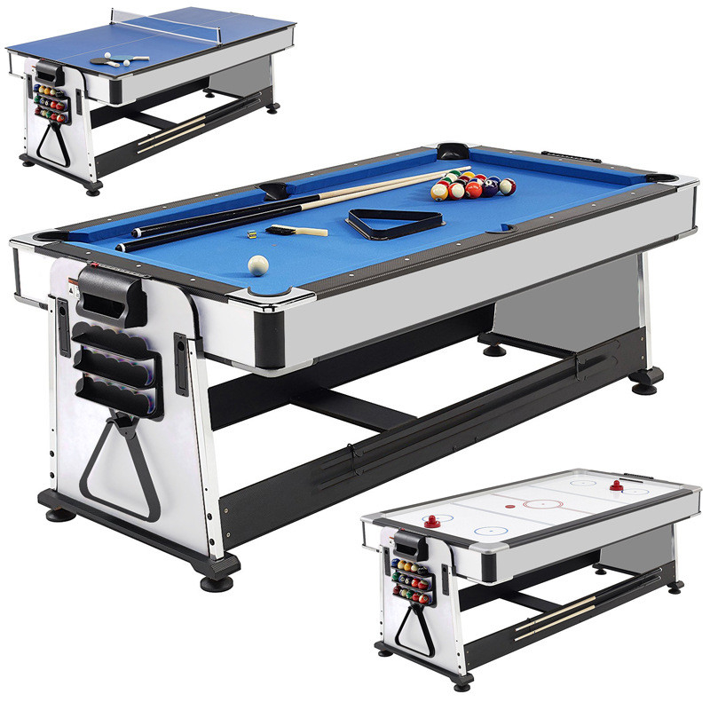 Kombiniert innerhalb des Ping Pong Table With Billiard Airhockey-Abendtisches