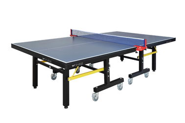25mm Tischplatten-Tischtennis-Tabelle im Freien mit 4 Rädern 15,5 Zoll der Nettohöhen-9ft x 5ft