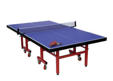 Standardgrößen-Wettbewerbs-Tischtennis-Tabellen-tragbare rote Bein-Farbe für Verein