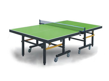 Faltbare Wettbewerbs-Tischtennis-Tabellen-grüne Innenfarbe mit 20*50mm Rahmen-Größe